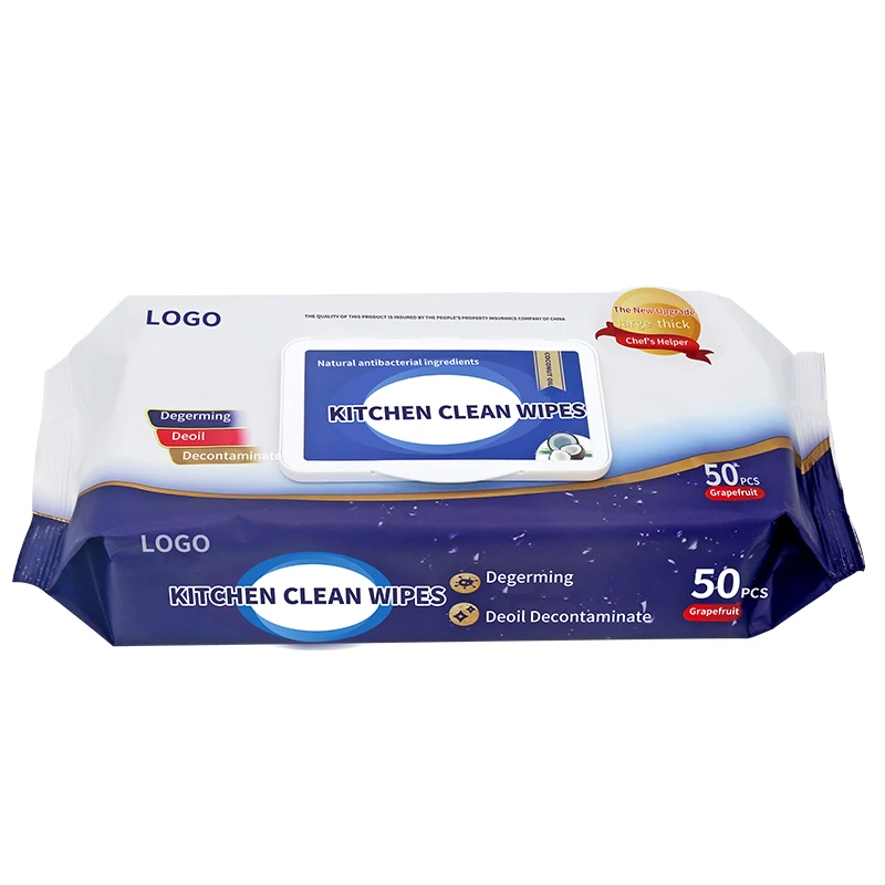 JIATING oem kichen wet wipes production bamboo kitchen towel