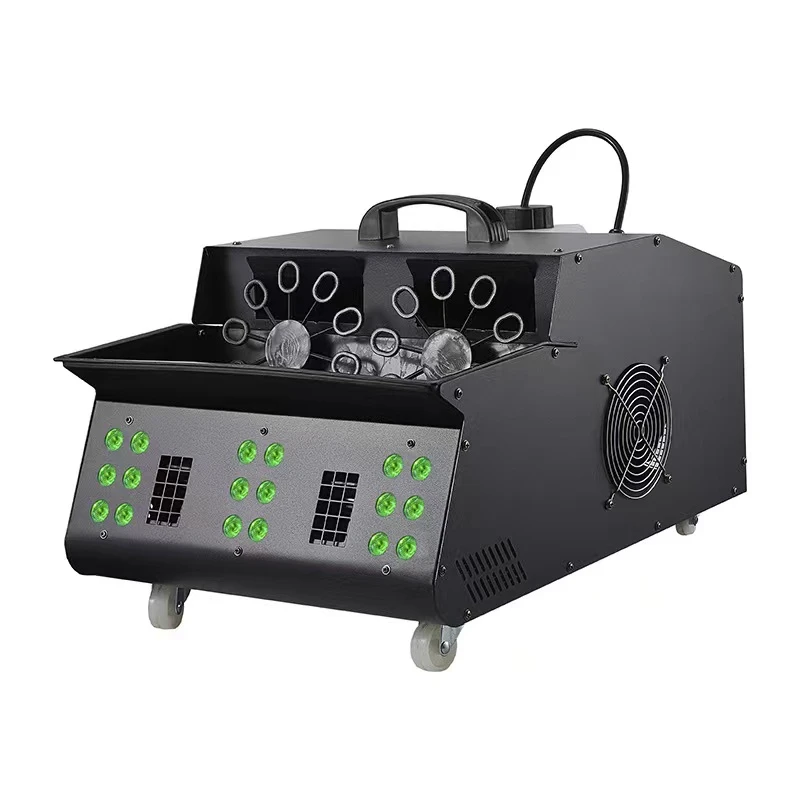 2023 Stage effect disco DMX remote control LED smoke bubble roller machine with tough quality for wedding