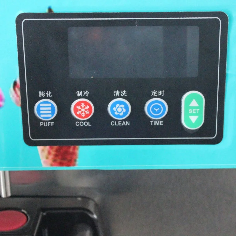 Jiangmen South Africa 3 in 1 Prince Spare Part 7 Mix Flavor Icecream Maker Soft Ice Cream Machine Korea with Syrup