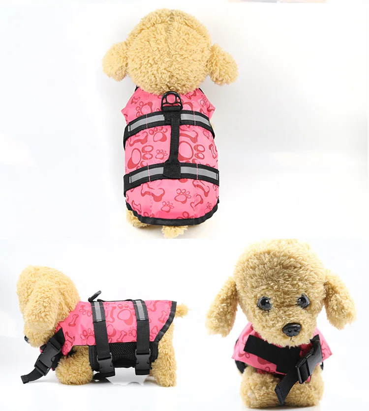 Customize Summer Safety Swimming Swimsuit Dog Pet Floating Life Clothes Vest Life Jacket For Pets