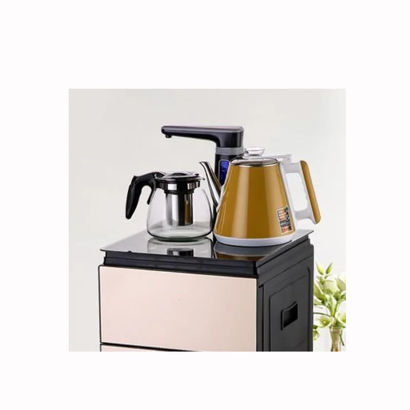 cheapest  commercial electronic cooling freestanding bottom load  hot cold water dispenser cooler tea bar machine home use
