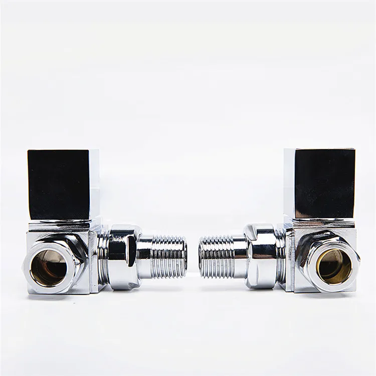 OLDE High Quality TRV Corner Angle Radiator Valve For Floor Heating Systems 15mm x1/2 Thermostatic Radiator Valve