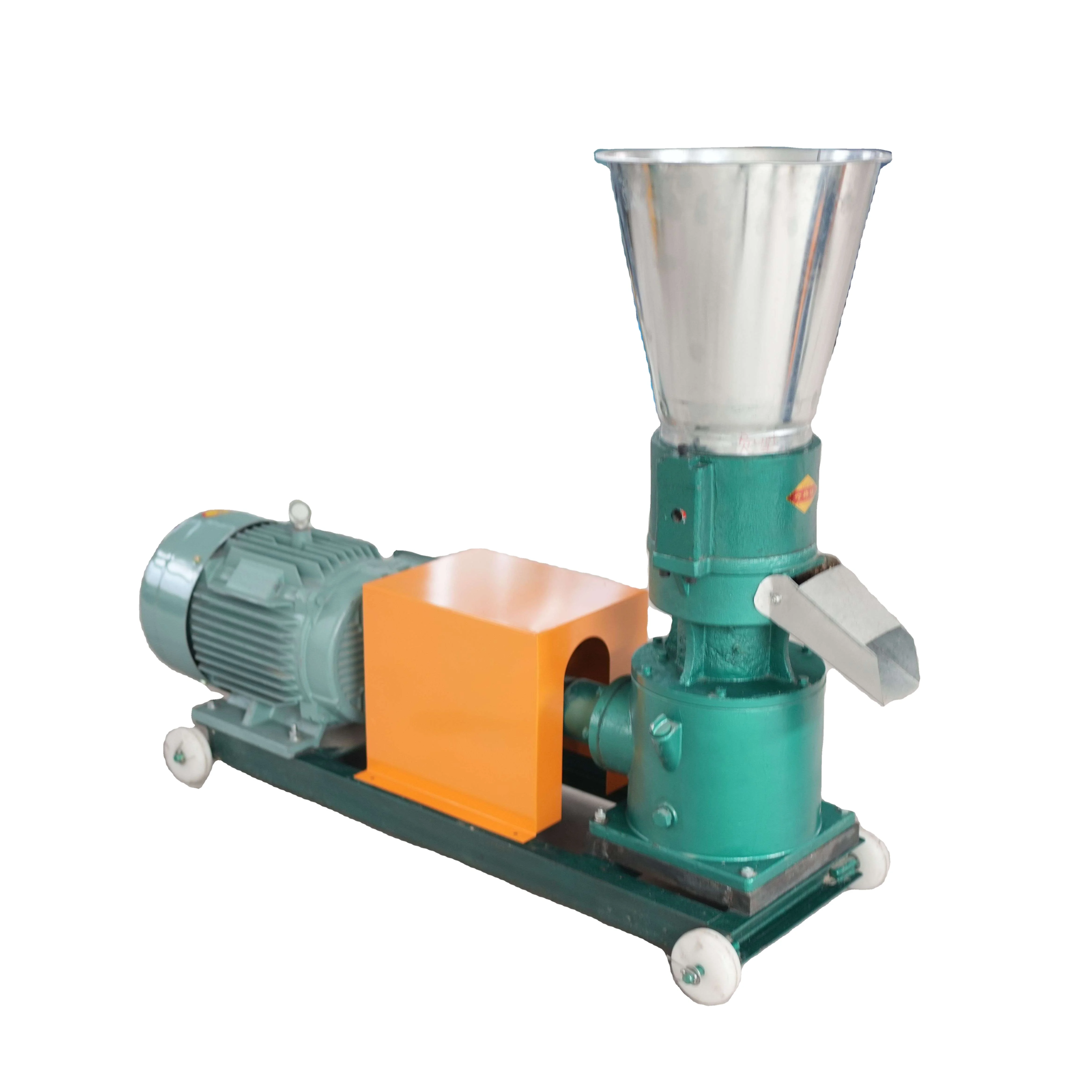 Flat Die Granulator Feed Machine Animal Feed On Sale