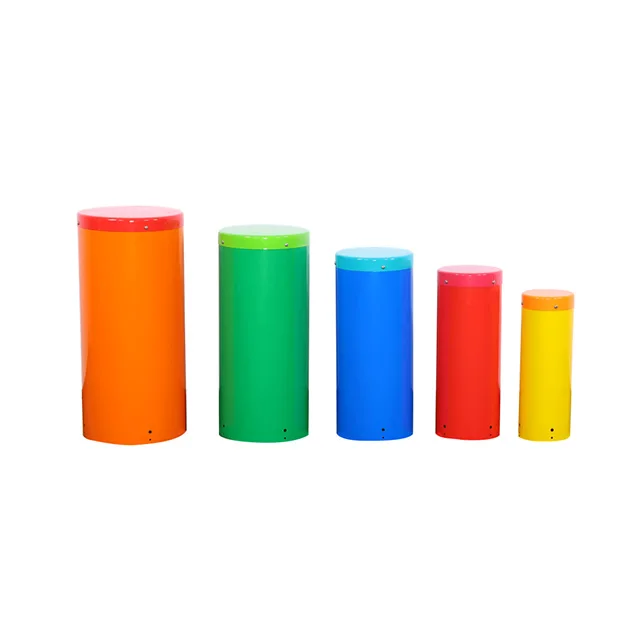 Chinese factory KID PLAYGROUND CONGAS musical instruments percussion drums Rainbow Bongos drum playground Five Congas
