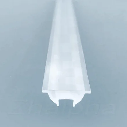 90 degree beam  20Mm Width Double Row Pcb Board Lamp Extruded Clear Pmma Led Light Linear Lens