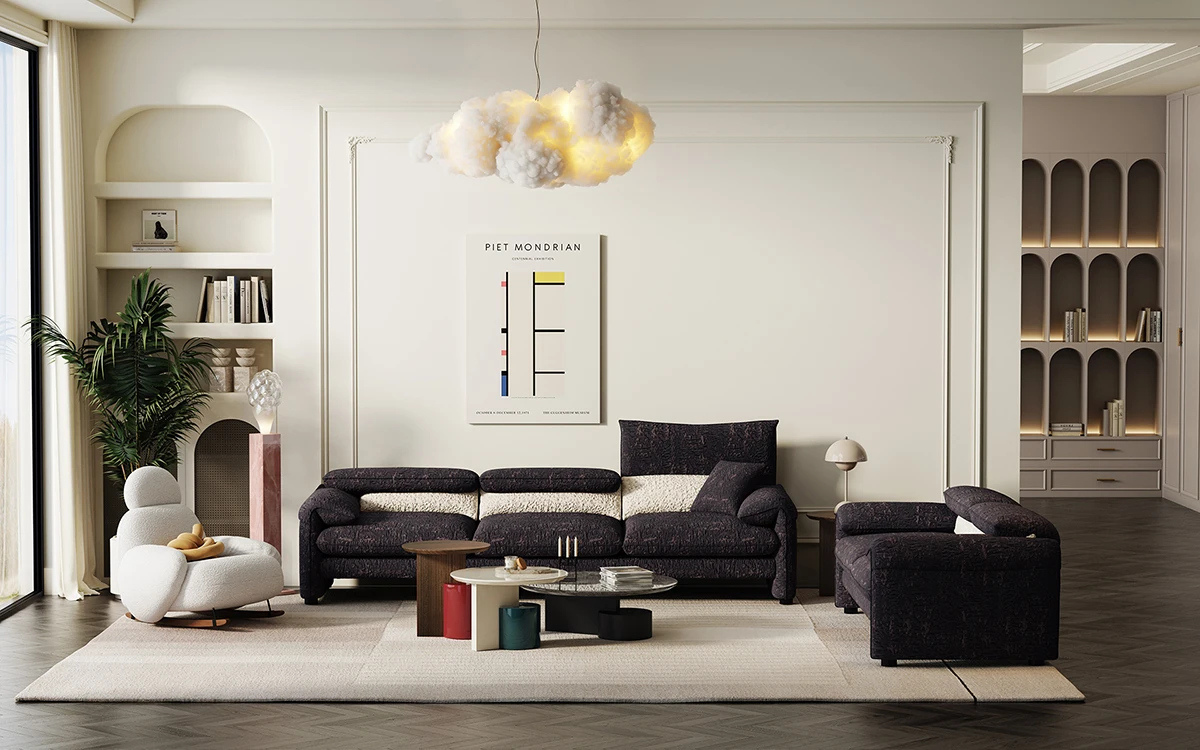 Factory Furniture Sofa Modern Soft Sofa Living Room Modular Sectional Couches Corner Sofa Sets