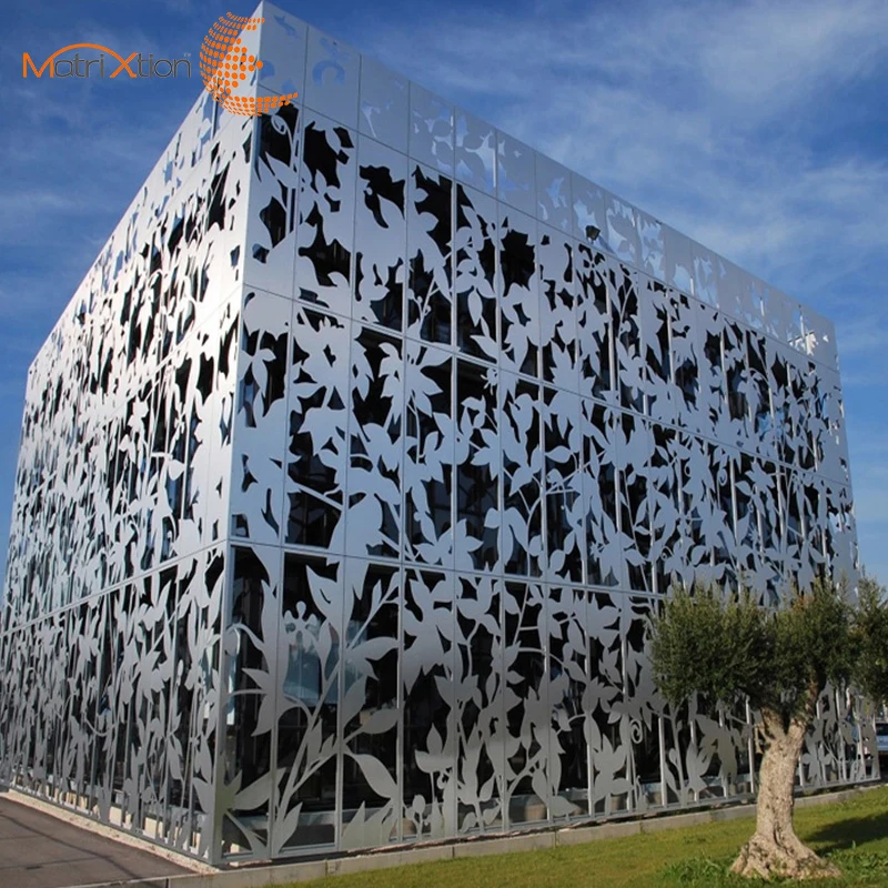 Matrixtion Wire Mesh Kinetic Eco Wood Flooring External Reader Card Pc Composite Laser Facade