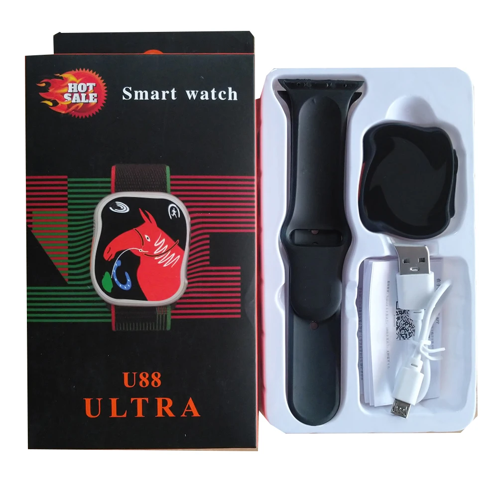 Relogio Inteligente Smart Watch Massive Personalized Dial Blood Pressure Monitoring  Cheap Smartwatch U88 Ultra SmartWatch S8