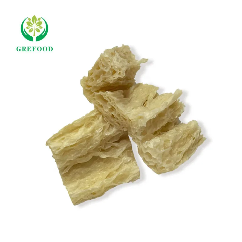 High Quality Artificial Meat 55% ~ 68% Soya Products Textured Vegetable Protein Green Vegetarian Food TVP for Vegan Sausage