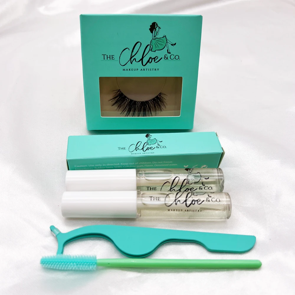 OEM High quality mink eyelash strips lash glue korea eyelash glue waterproof