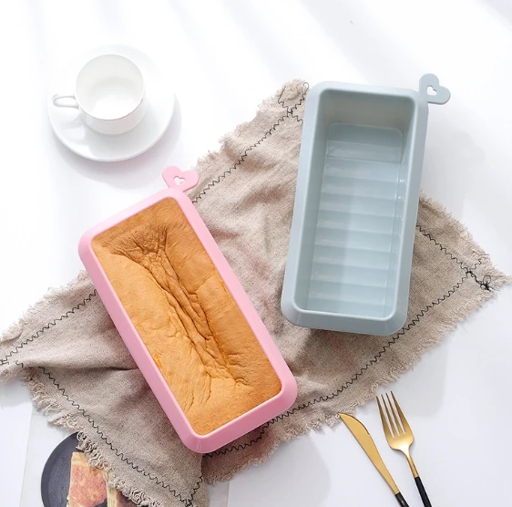 Silicone Loaf Pan rectangular Silicone Mold Baking Tools Candy Toast Mould for Homemade Bread Making for Soap Fudge Meatloaf