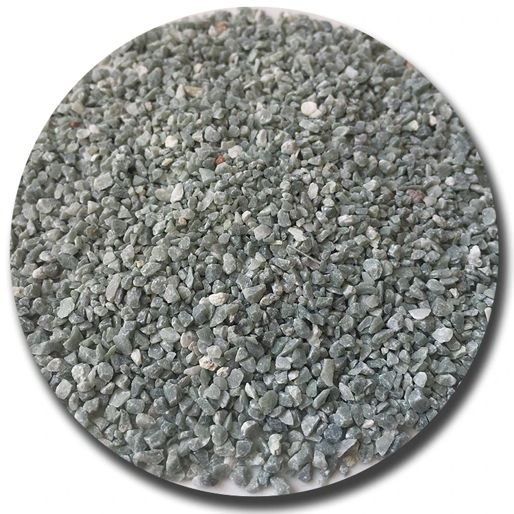 Low price green sand for spray wall coating