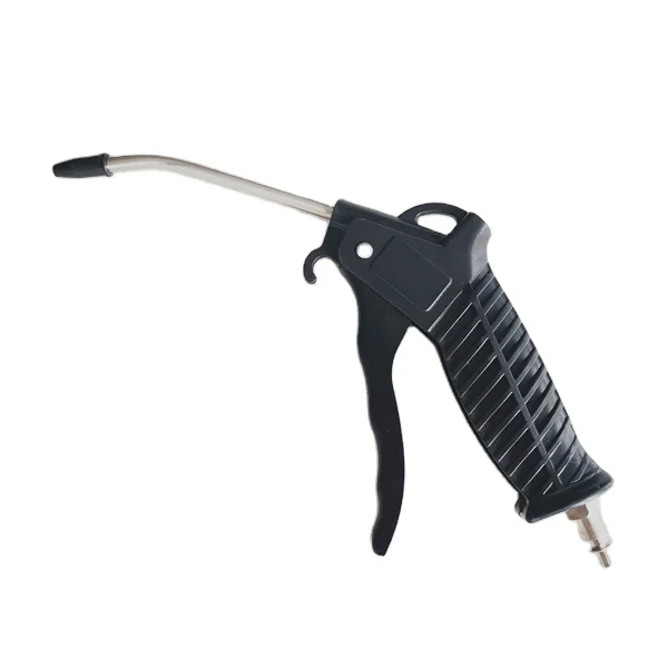 heavy duty air compressor tool cleaning black POM plastic pneumatic dust blowing blower gun with 5 Meters PU hose