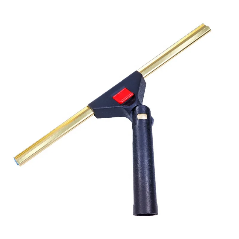 Household cleaning supplies 2 in 1 telescopic swivel window cleaner washing squeegee with aluminium extendable handle