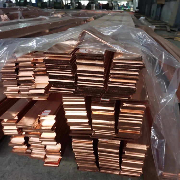 Cheap price 99.9% pure copper flat bus bar  tinned