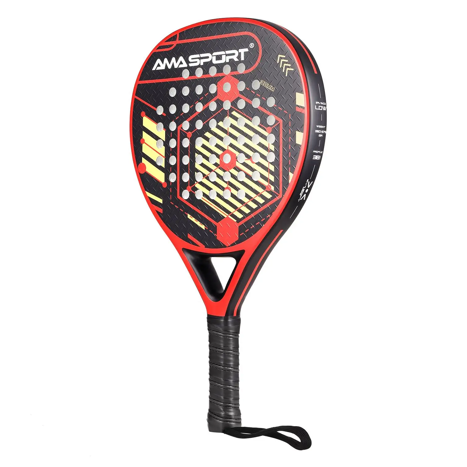 Tennis Badminton Racket Padel Handle Professional Carbon Fiber Graphite Price Display Stand Set Racket Lamp Mosquito