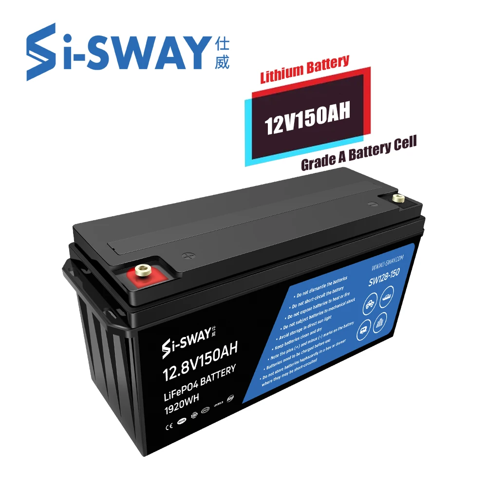 Deep cycle lithium batteries 12.8V 50AH/100AH /150AH/200AH/300AH/500AH/1000A solar lifepo4 battery for Home energy storage
