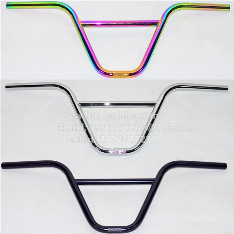 Stock ready 4130 Chromoly Steel BMX Handle bars with 2 pieced design