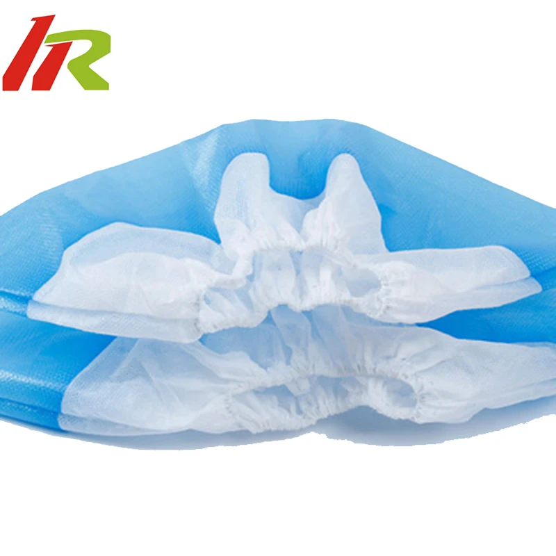 HR Thickened CPE Anti Skid Plastic Shoe Cover Disposable Dust Proof