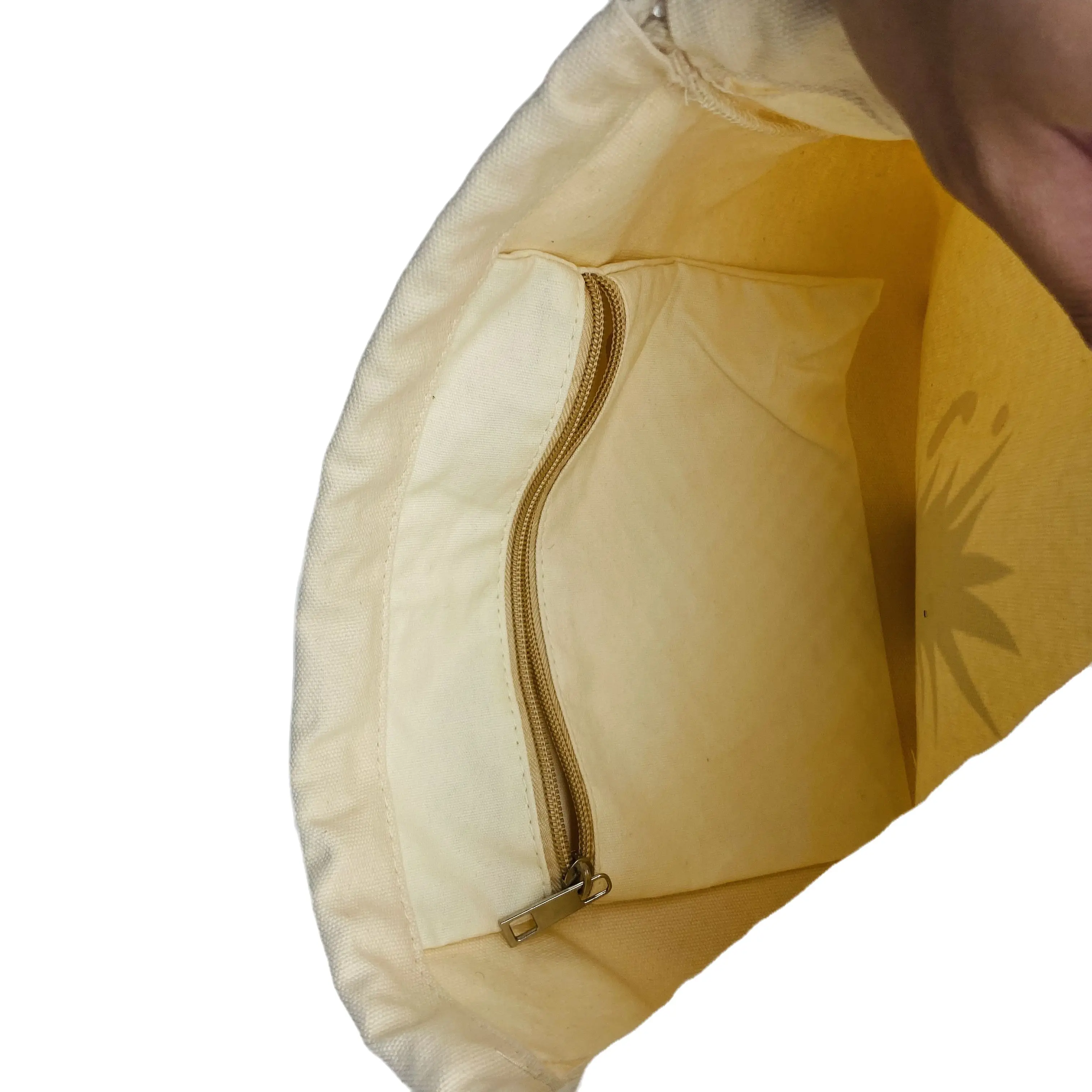 Colorful Cotton Printed Canvas Cotton Drawstring Backpack Cotton Drawstring Bag