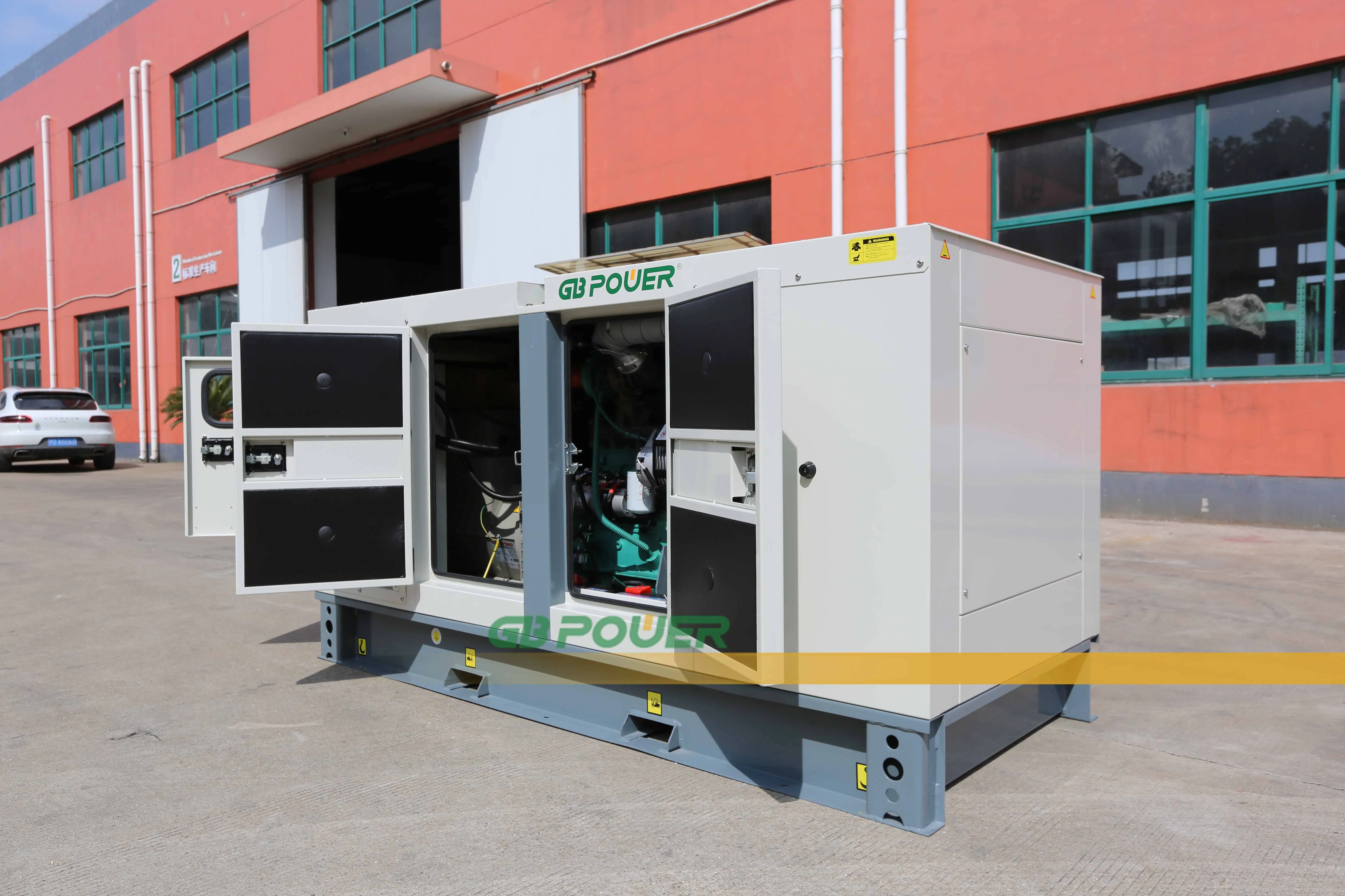 Завод 60KVA/48KW Perkin s дизельный генератор с алюминиевым навесом