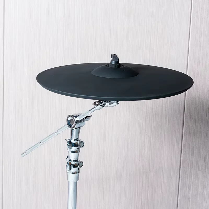16-Inch Versatile UNLOCK Electronic Drum Kit Black Ride Crash Chamber Hi-Hat Crash Cymbal Rubber Percussion Instrument