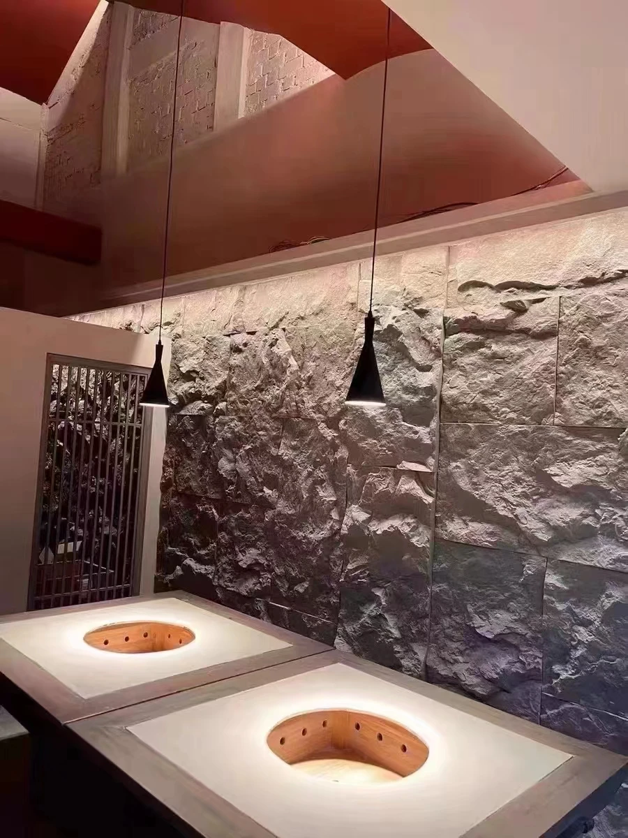 Low Price Outdoor Pu Culture Stone Polyurethane Pu Faux Brick 3d Decoration Pu Stone Wall Panel