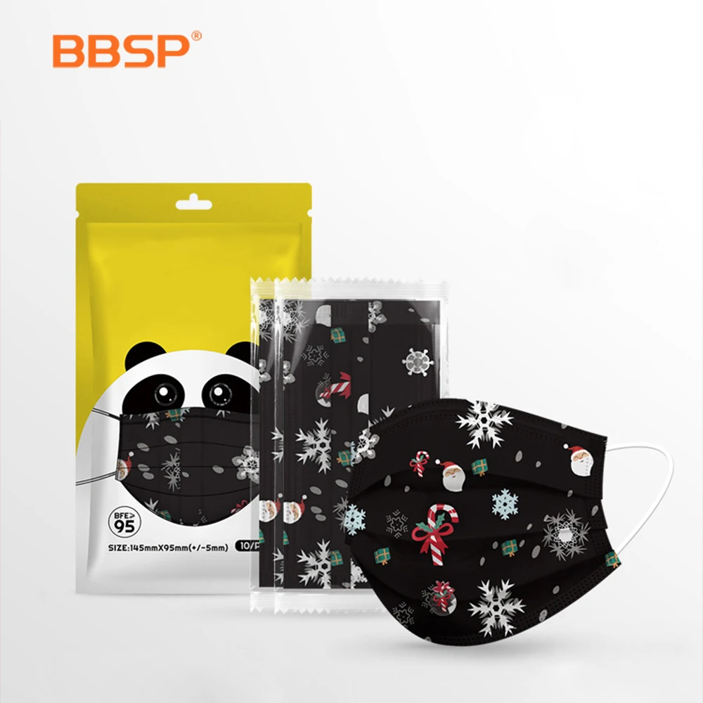 BBSP Disposable Non-woven Medical Face Masks 3 PLY Earloop Blue Masks