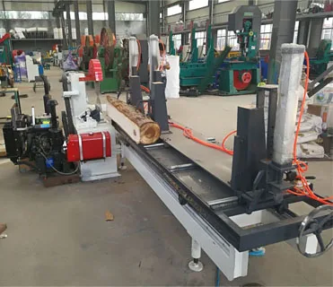 Massive Circular Blade Sawmill with Manual Log Carriage for Round Wood Cut