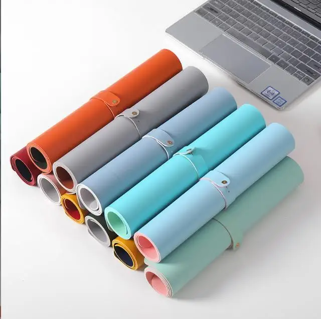 90*45cm Custom E-sports Gaming Printed keyboard Pad Non Slip Material PVC PU Leather Pad Protector Desk Mat