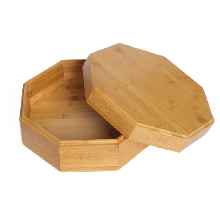 Simple classics bamboo wood Fruit Basket and Bamboo Folding Wooden candy Basket