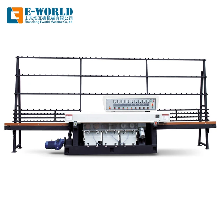 More safe used glass edge polishing machines portable glass edging machine for grinding various round edges glass
