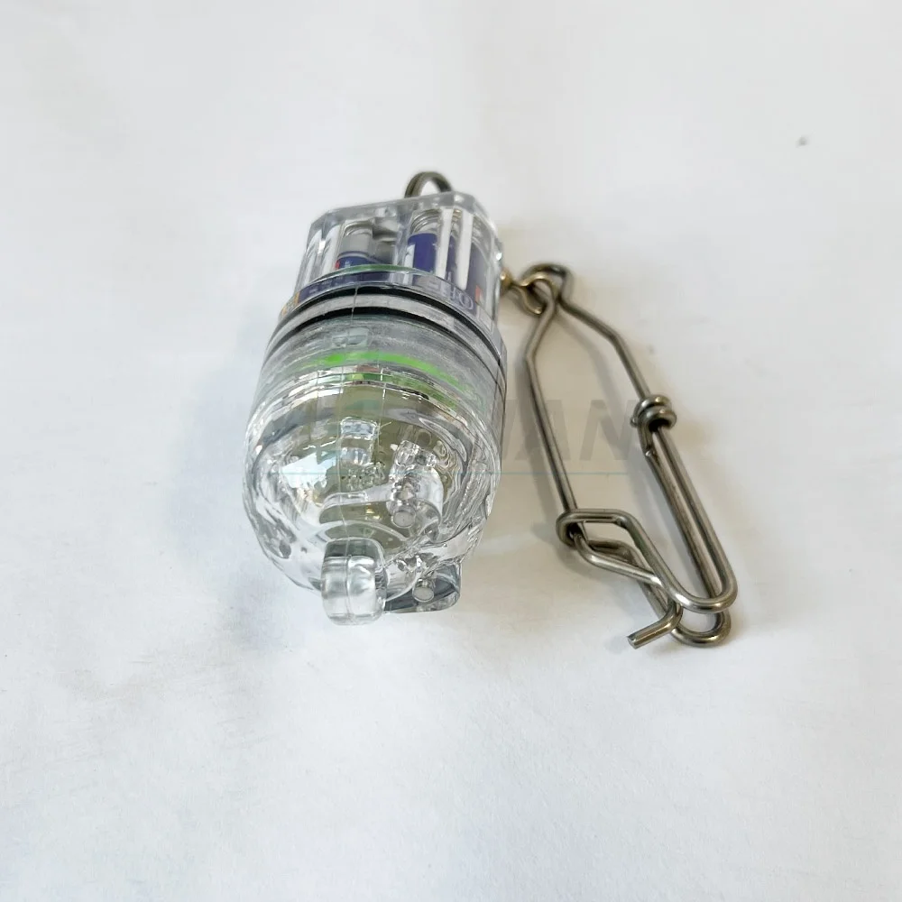 Water activated Deep Drop Fish Attracting light with stainless steel Clip for Swordfish, Tilefish, Halibut, Tuna, Grouper