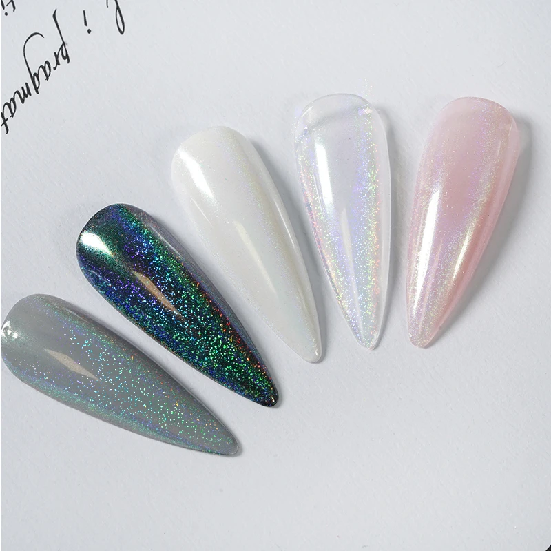 Bulk sell new design nail powder car coating color changeable chameleon laser pigment