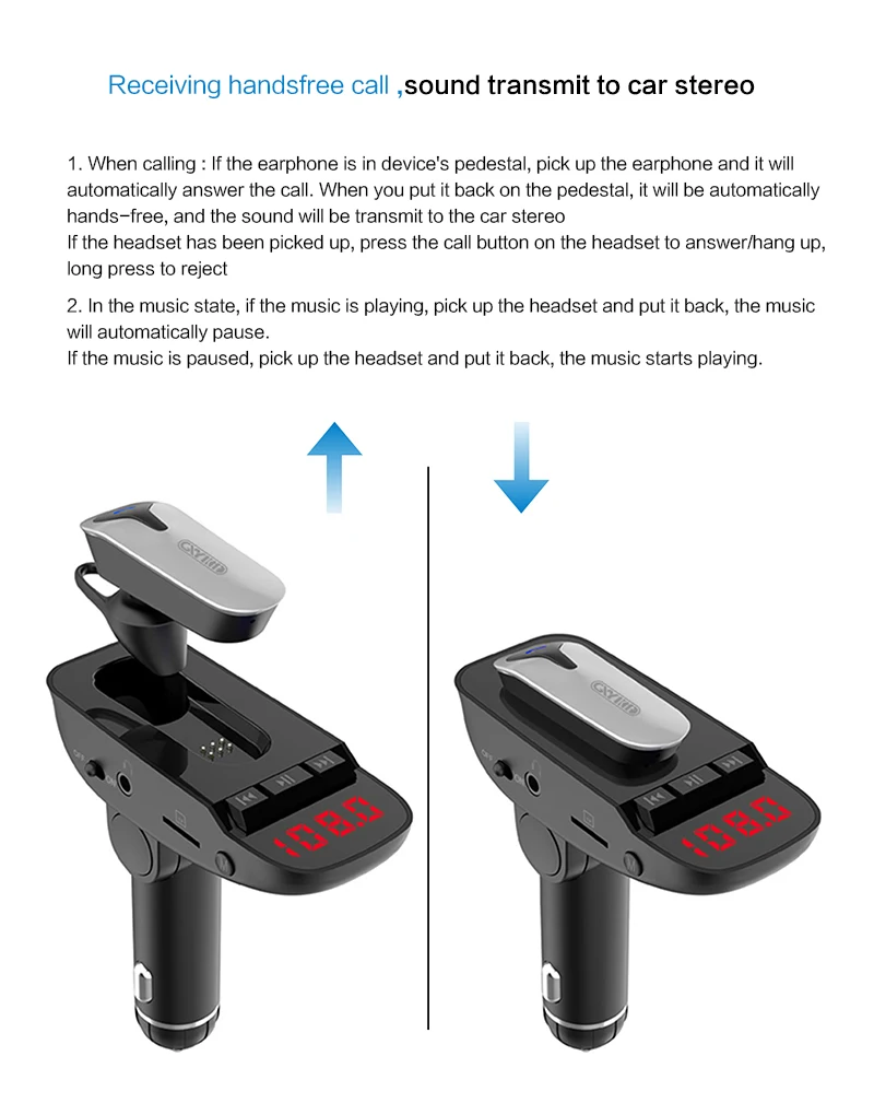 GXYKIT ER9 CSR  Popular Bluetooth Headphone DJ Songs MP3 Free Download Wireless Earphone For Mobile Phone