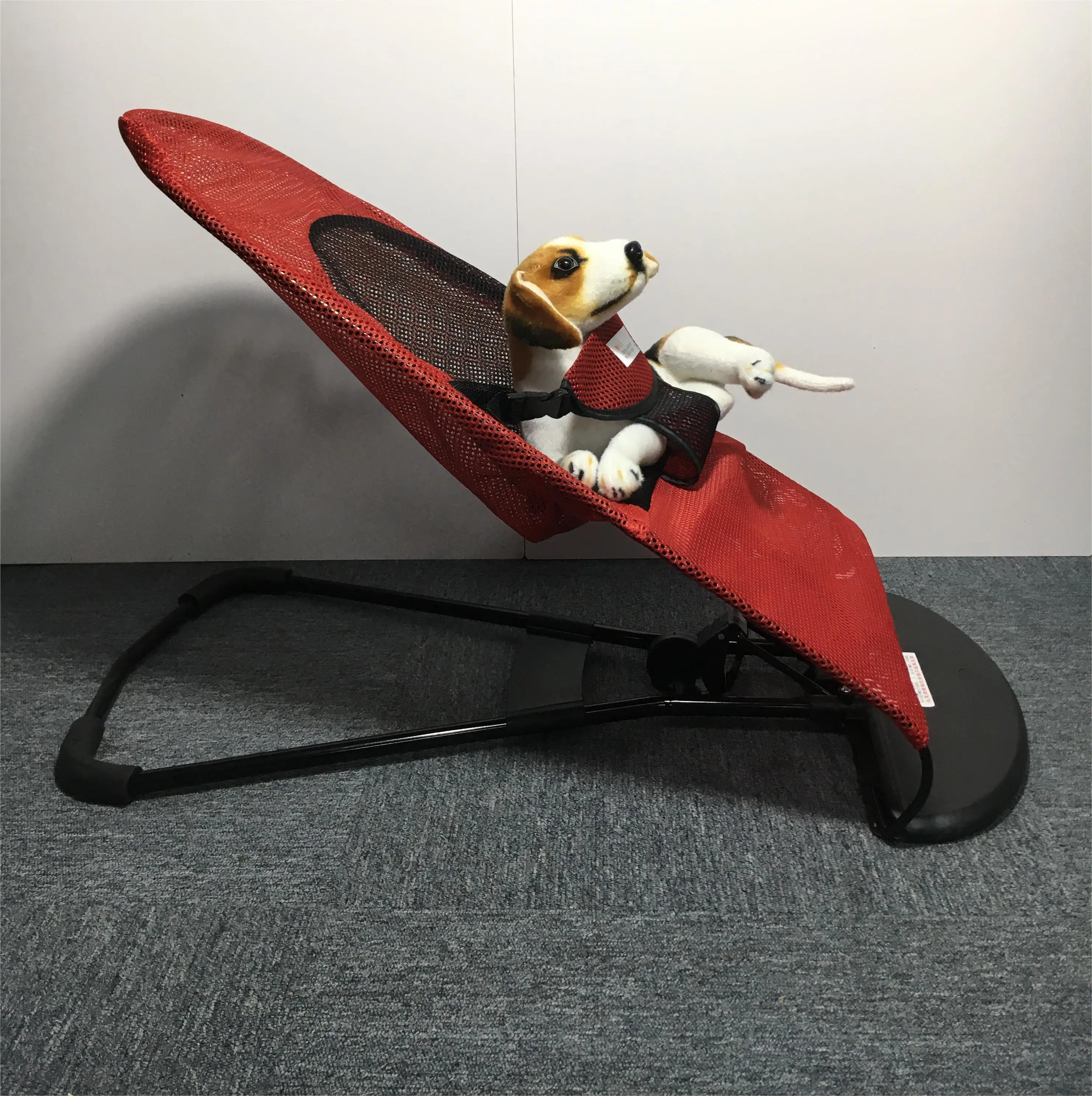 Stylish Comfortable Adjustable Portable Folding Elevate Pet Bouncer Puppy Dog Rocking Sleep Bed Chair