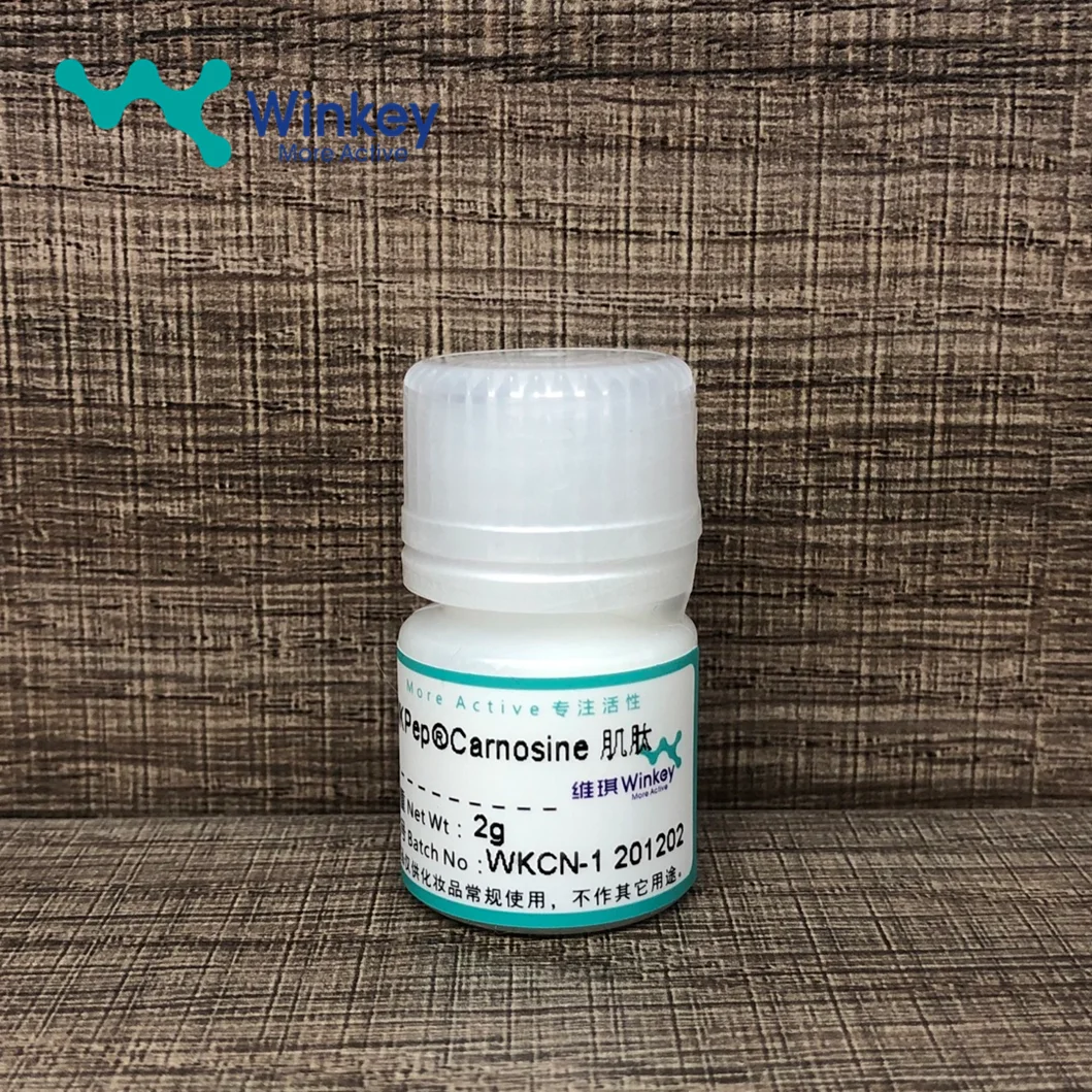 Высококачественный L-Карнозин CAS 305-84-0 Карнозин порошок Отбеливание кожи антигликатион антивозрастной косметический Пептид