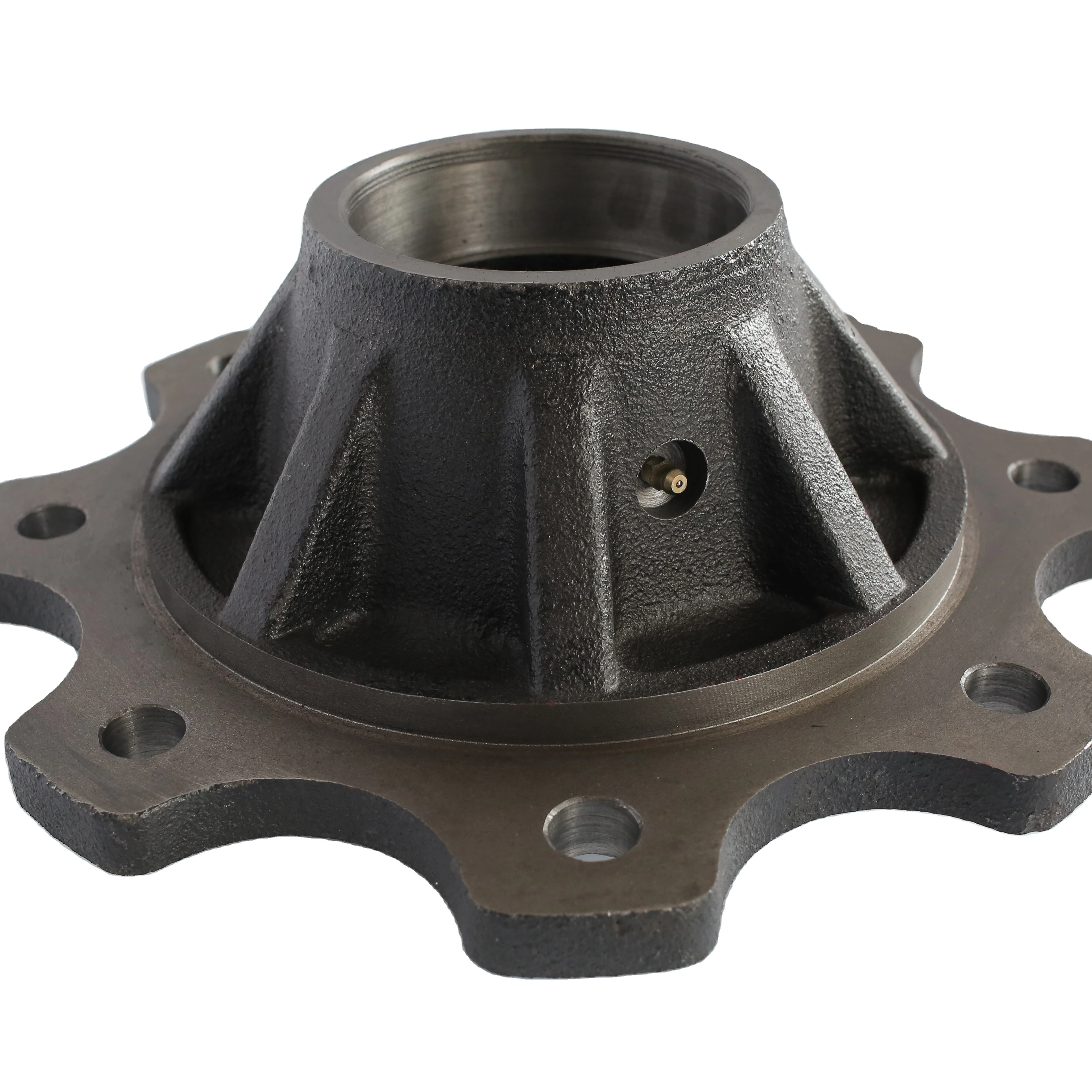 ductile iron grey iron casting heavy Duty Truck wheel hub bearing hub factory in China