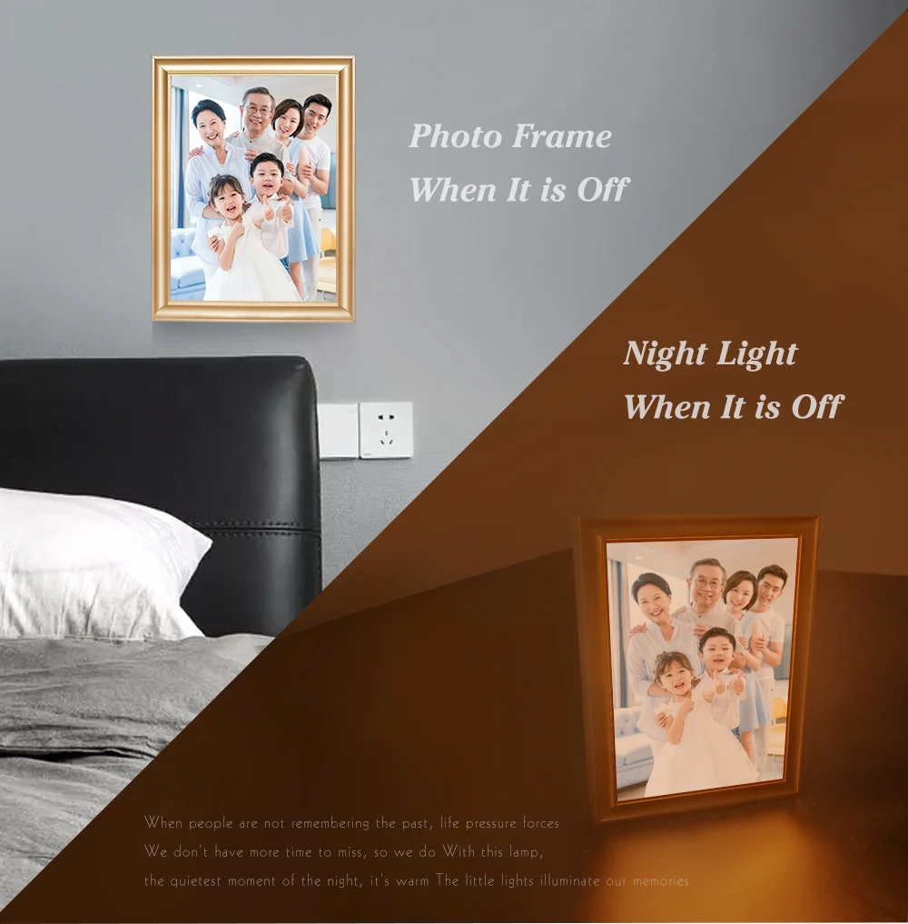 Wholesale10X8 Aluminum Square Handmade metal table Photo Frame Christmas photo pictur frame