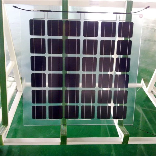 High Quality Semi Transparent Glass BIPV Sun Solar Panel