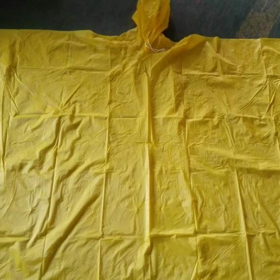 Дождевик-пончо для рыбалки многоразовое дождевое пончо из ПВХ с Кулиской