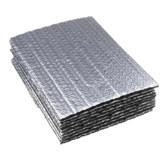 underfloor heating soundproof roof heat resistant foam rubber attic foil insulation  5*5 plastic foil