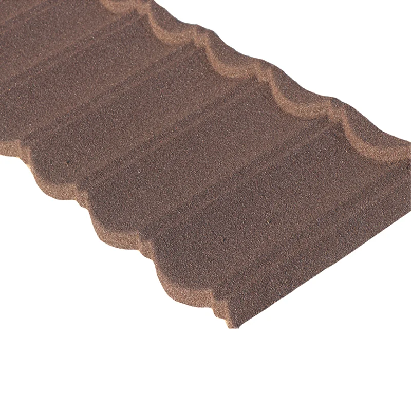 Customization thickness new color bond type Lightweight color stone coated metal accessories roof tile