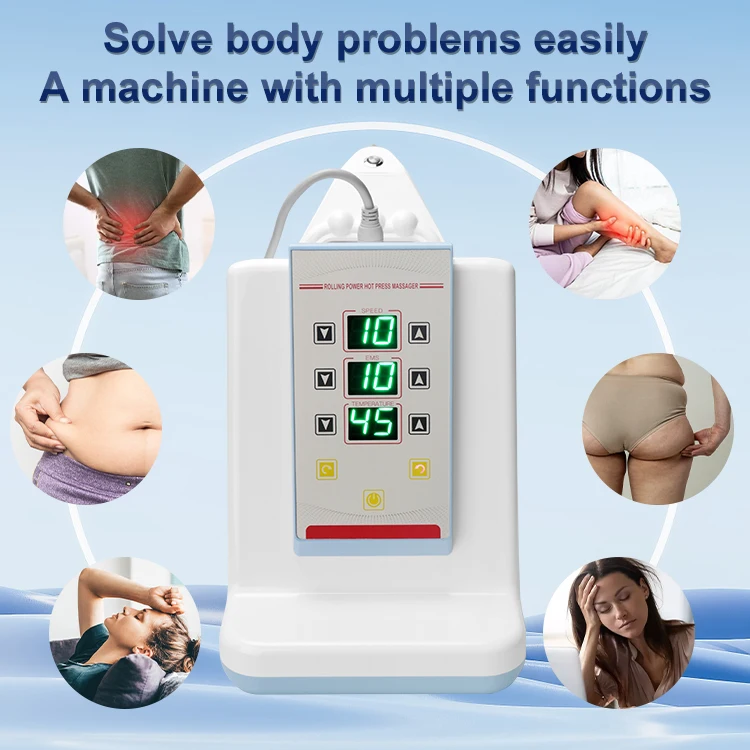 360 Rotation Heating Ems Massage Gun Yoga Massage Stick Body Contouring Machine