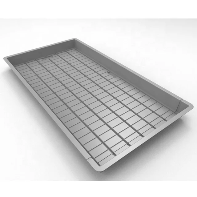 Plastic black nursery hydroponic flood planting trays