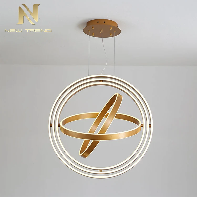 High Quality Indoor Home Decoration Aluminum Acrylic Modern Led Pendant Light