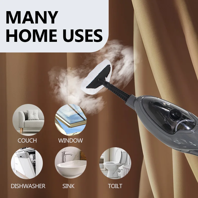 Best Quality Cleaner Cordless Electric Household Wired High Pressure Vacuum Steam Mop  Easy 10-in-1 Steam Mop Carpet Cleaner