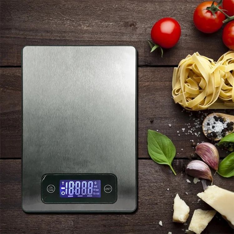 New arrival digital electronic cooking food kitchen scale manufacturer 5kg Stainless steel Digital Food Kitchen Scale