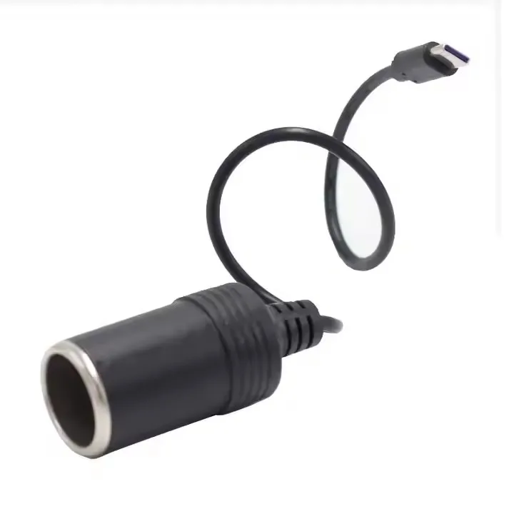 5V-12V Adapter Motor Electrical Female Charging Wire Power Car Cigarette Lighter Socket DC 12-24V Radio Tuner for RV Boat