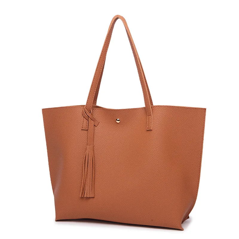 Hot sale online shopping sac big bag pu handbag popular stylish